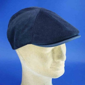 casquette brooklin hiver homme velours marine