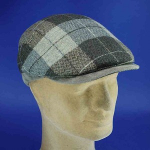 casquette hiver plate laine d'écosse kaki homme  MTM