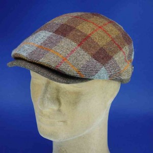 casquette hiver plate laine d'écosse rouille homme  MTM