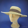chapeau roulable paille femme