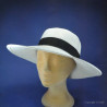 chapeau roulable paille femme