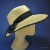 chapeau roulable paille femme